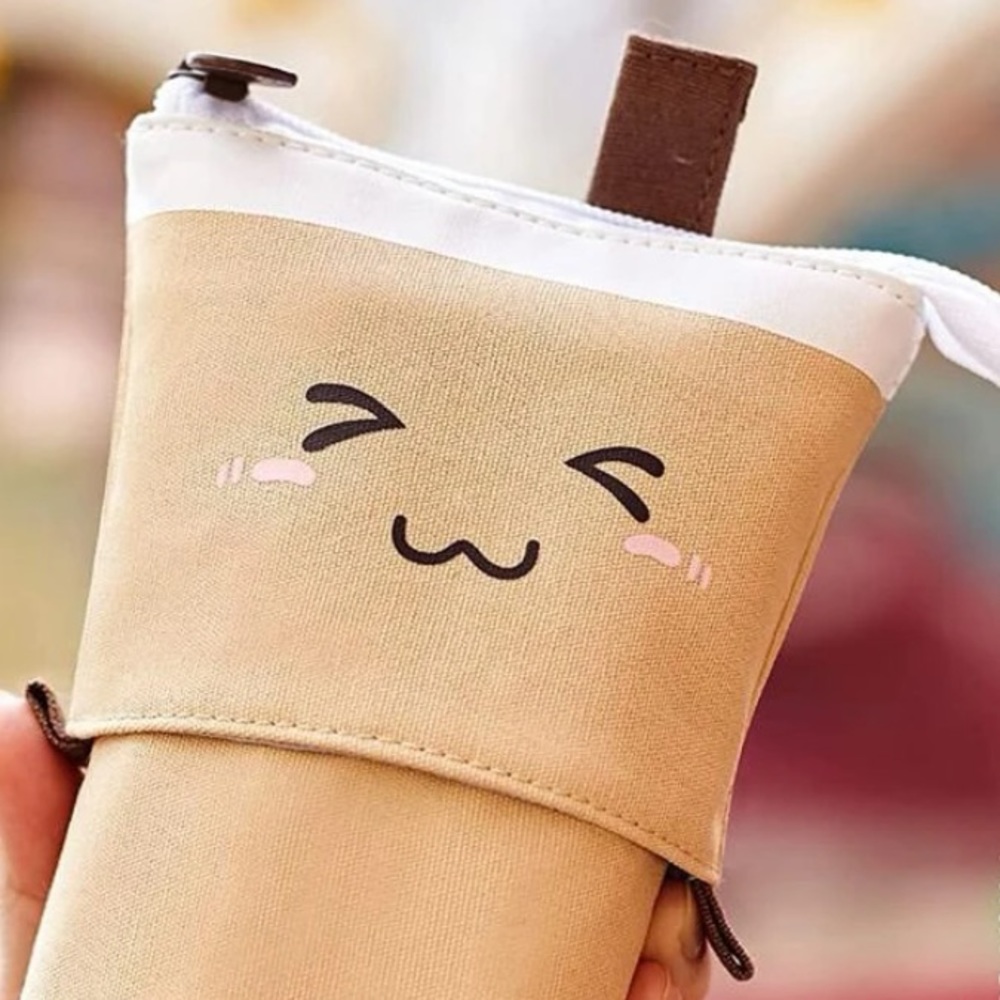NEW! Boba Bubble Tea Pencil Case - Picture 3 of 6